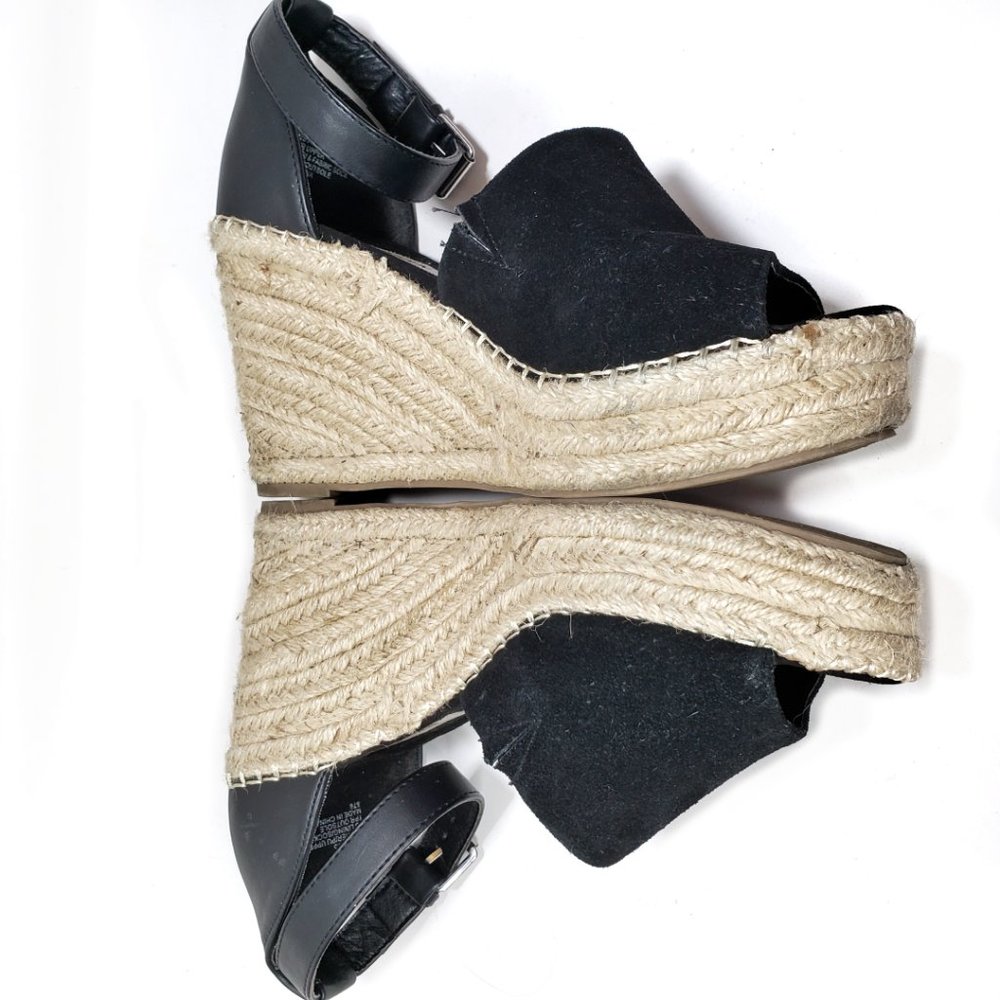 Steve Madden Suede Leather Jyia Platform Sandals, 8.5 - Picture 5 of 13